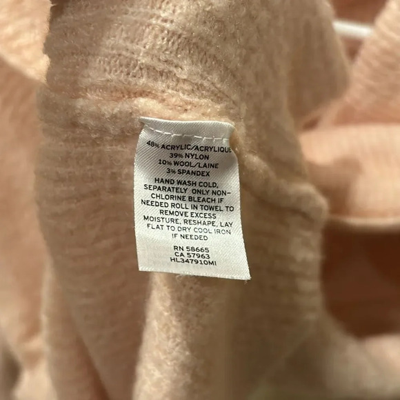 Trouve woman's long tunic light pink sweater - Picture 8 of 9